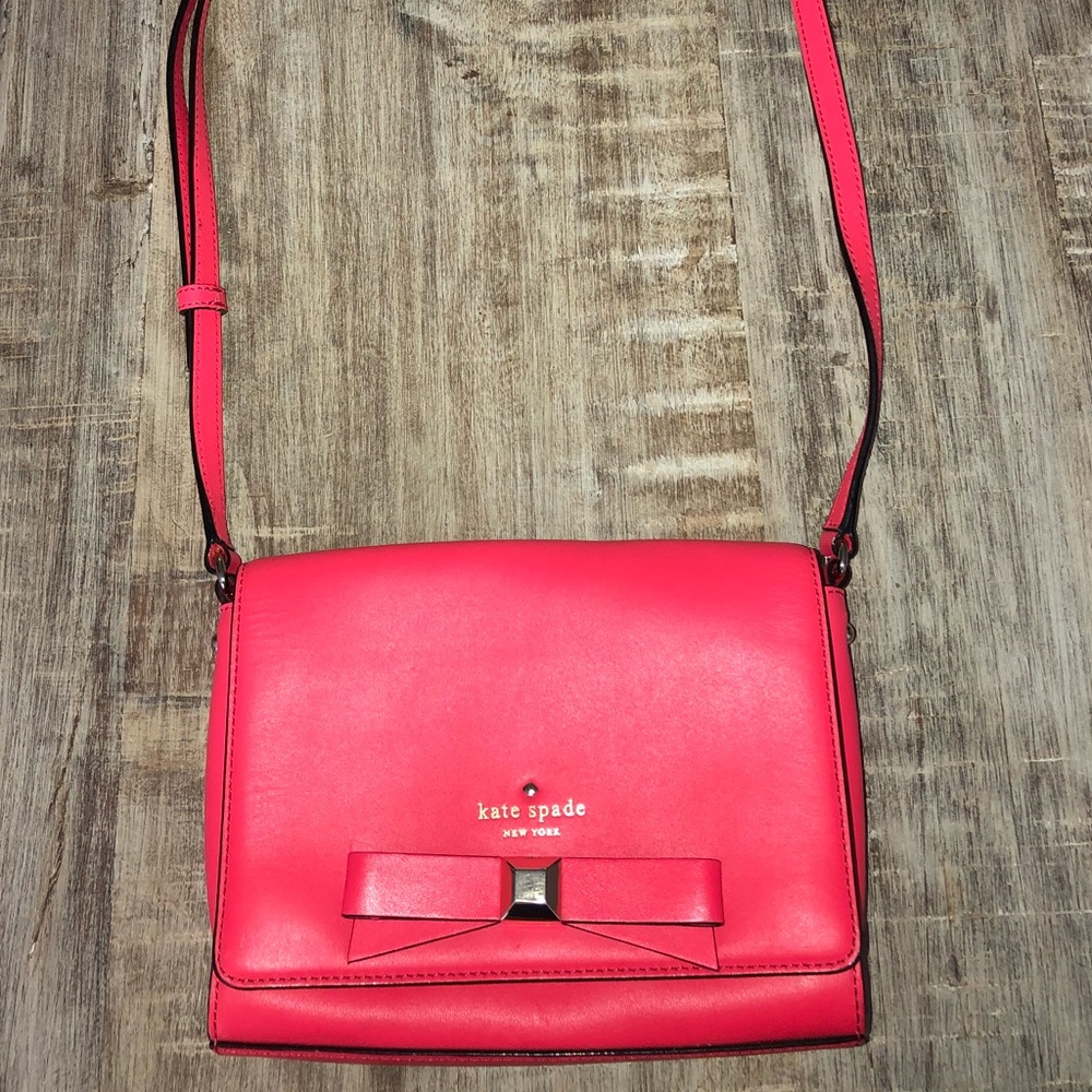 Coral Kate Spade Crossbody Purse